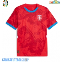 Camisa de time de futebol República Checa Replicas 1º Equipamento Europeu 2024 Manga Curta